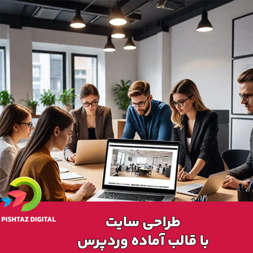 طراحی سایت با قالب اماده وردپرس